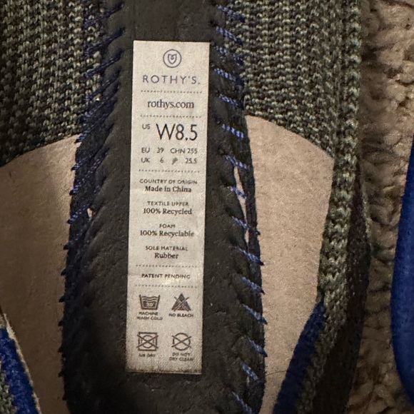 Rothy’s Green Camo Point -Size 8.5 - Picture 6 of 6